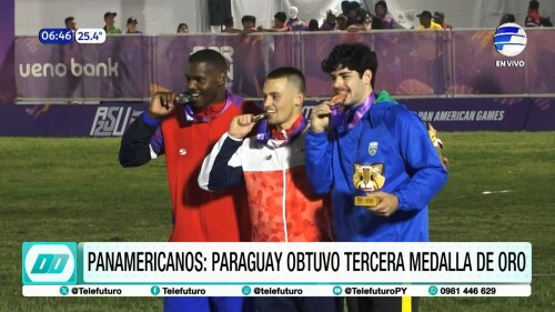 Lars Flaming junto a otros competidores