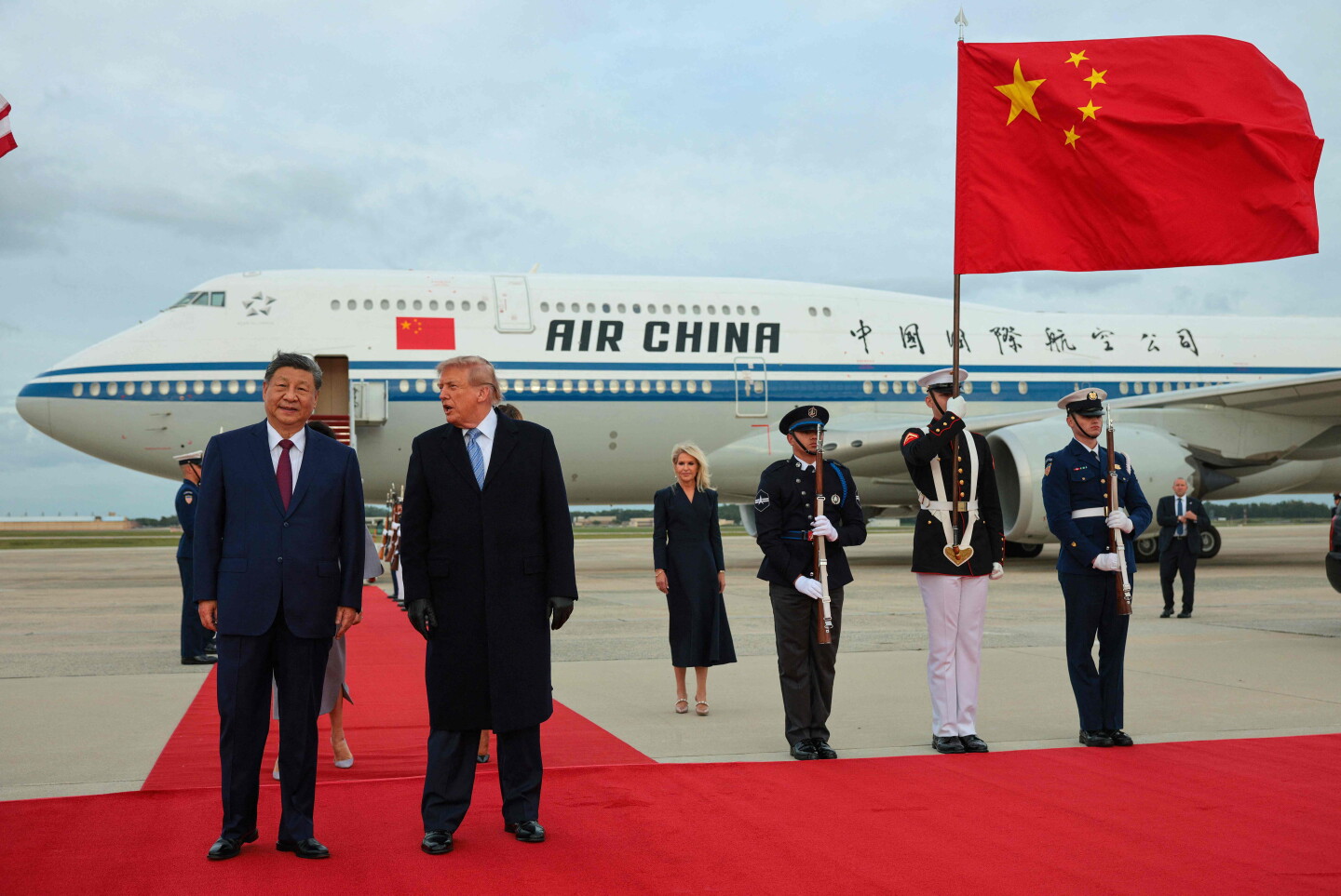 President Trump Welcomes China's President Xi At Joint Base Andrews