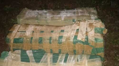 Carga de marihuana hallada en Cerrito, Ñeembucú.