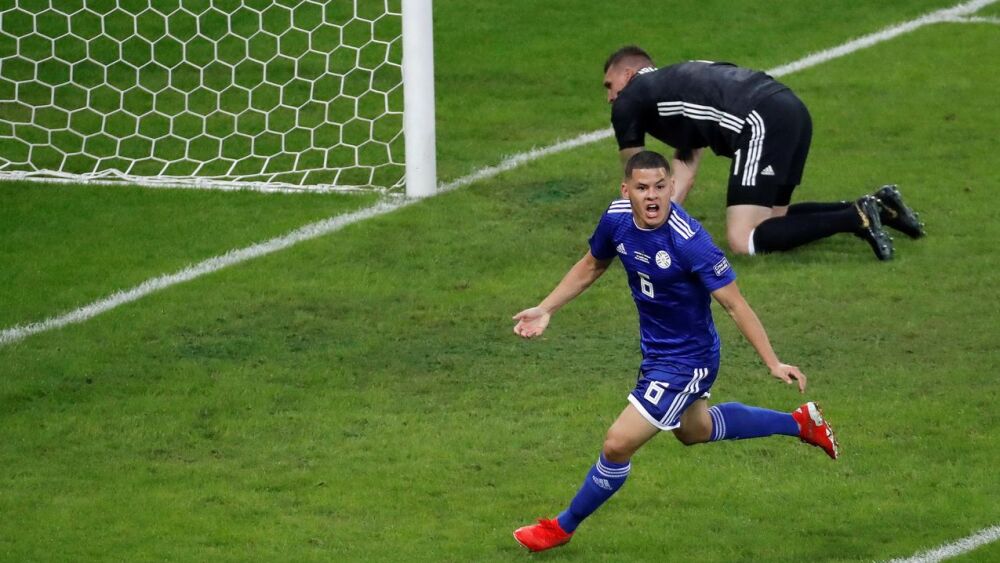 En Copa. Richard Sánchez marcó el gol en el empate en 2019  en Belo Horizonte:  1 a 1.