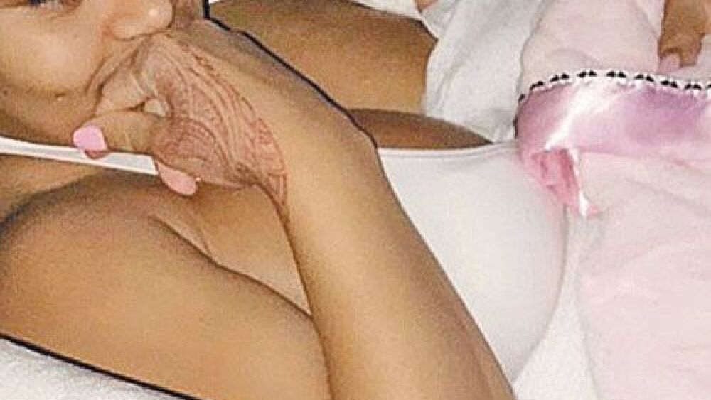 Bienvenida.  Las figuras de reality show Rob Kardashian y Blac Chyna celebraron la llegada de Dream.