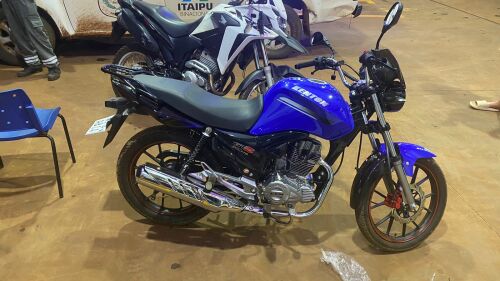 motocicleta abandonada por motochorros