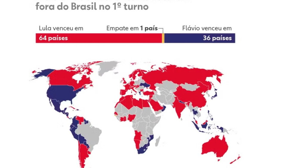 resultados exterior elecciones de Brasil